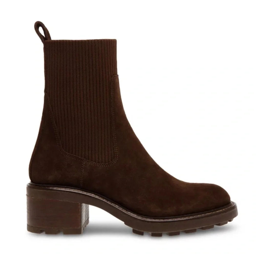 Steve Madden Kiley Brown Suede‎ Bootie NEW IN BOX Womens 8.5
